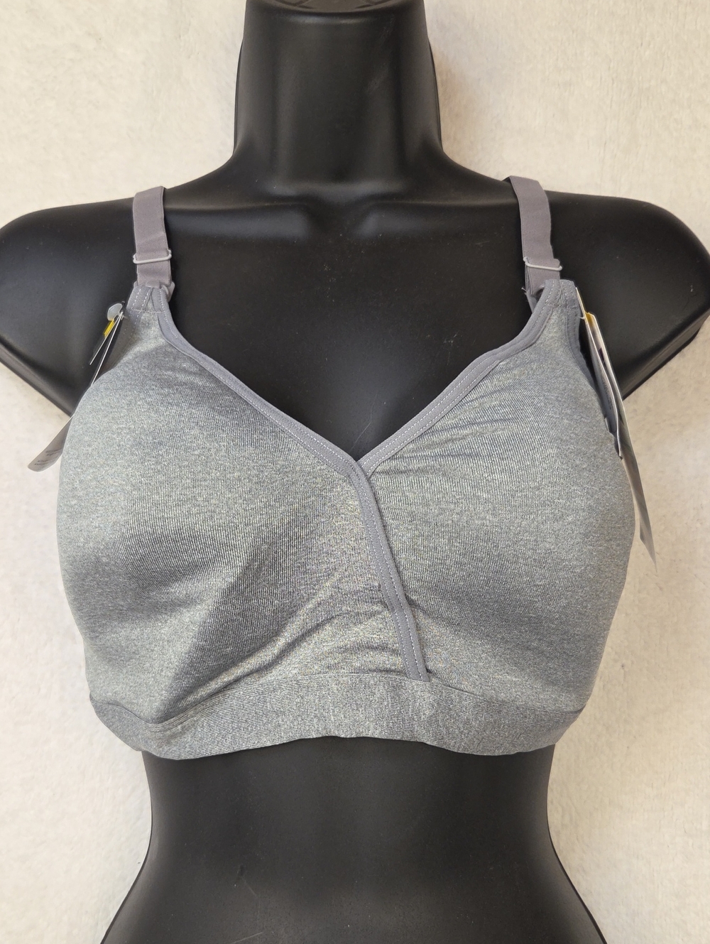 Playtex Wireless Stretch Nursing Bra - Light Gray